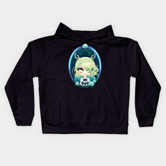 Nature-Frame Kids Hoodie by BambooDog